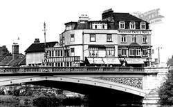 The Bridge And Riverside Cafe & Hotel c.1955, Exeter