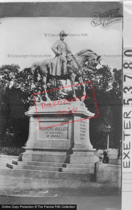 Photo of Exeter, The Bullar Statue 1906