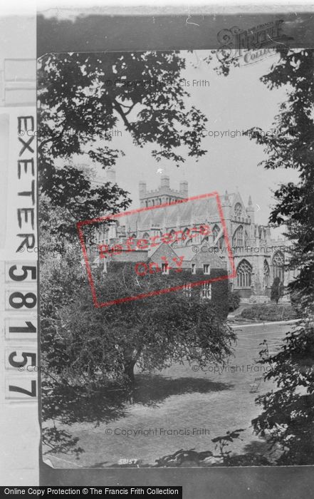 Photo of Exeter, The Cathedral 1907