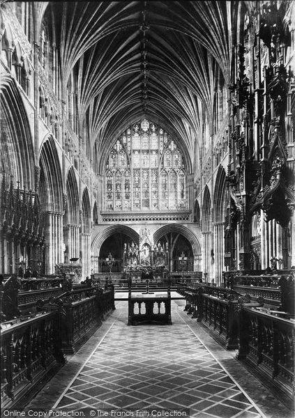 Photo of Exeter, The Cathedral, Choir East 1896