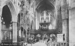 The Cathedral Choir West 1896, Exeter