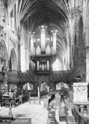 The Cathedral Choir West 1896, Exeter