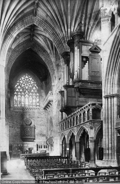 Photo of Exeter, The Cathedral, Organ And Clock 1896