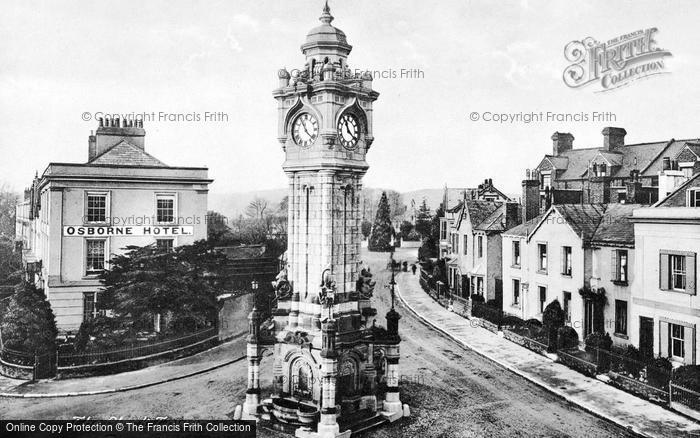 Photo of Exeter, The Clock Tower c.1896