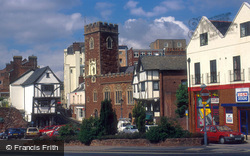 The House That Moved And St Mary Steps Church c.1995, Exeter