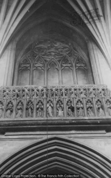 Photo of Exeter, The Minstrels Gallery, The Cathedral c.1965