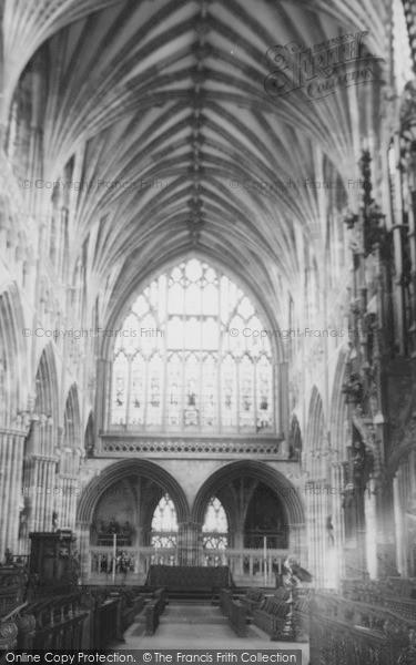 Photo of Exeter, The Nave Looking East, The Cathedral c.1965