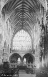 The Nave Looking East, The Cathedral c.1965, Exeter