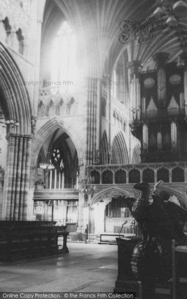 Photo of Exeter, The Nave, The Cathedral c.1965