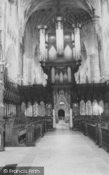 The Organ, The Cathedral c.1965, Exeter