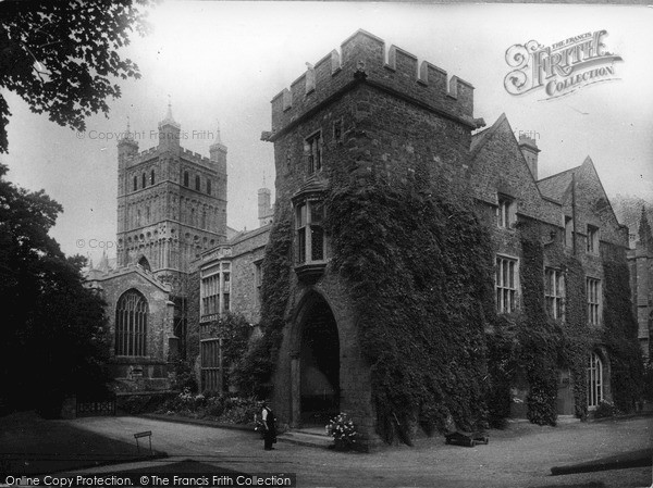 Photo of Exeter, The Palace And Cathedral c.1935