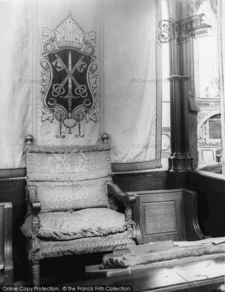 Photo of Exeter, The Throne, The Cathedral c.1965