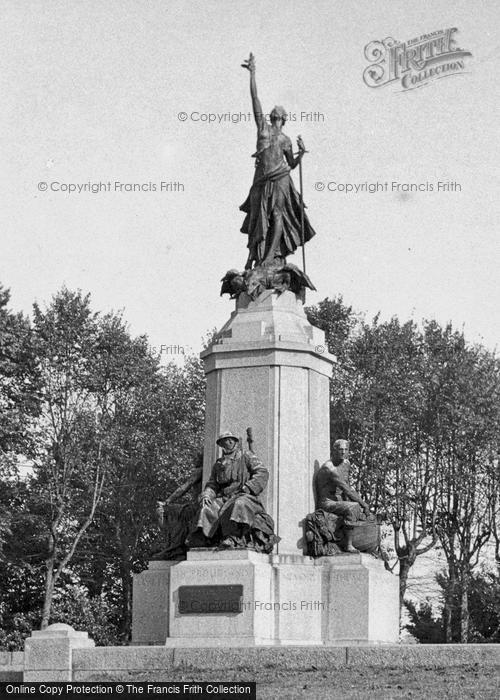 Photo of Exeter, The War Memorial, Rougemont Gardens c.1955