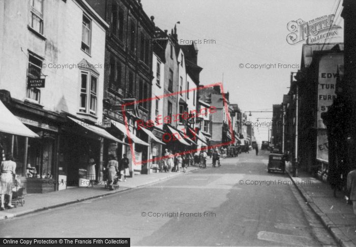 Photo of Exeter, Town Centre c.1955