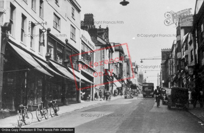 Photo of Exeter, Town Centre c.1955