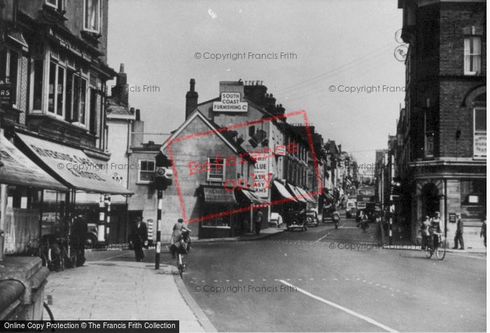 Photo of Exeter, Town Centre c.1955