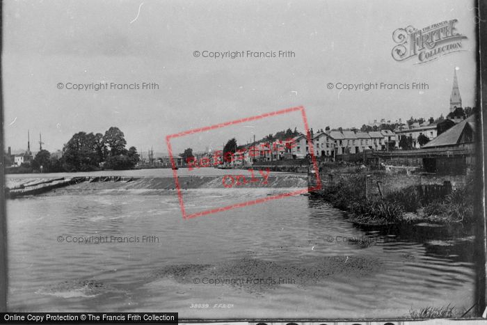 Photo of Exeter, Trew's Weir 1896