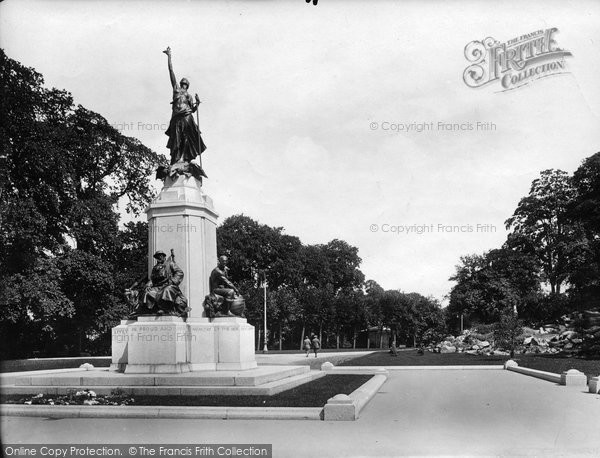 Photo of Exeter, War Memorial 1924