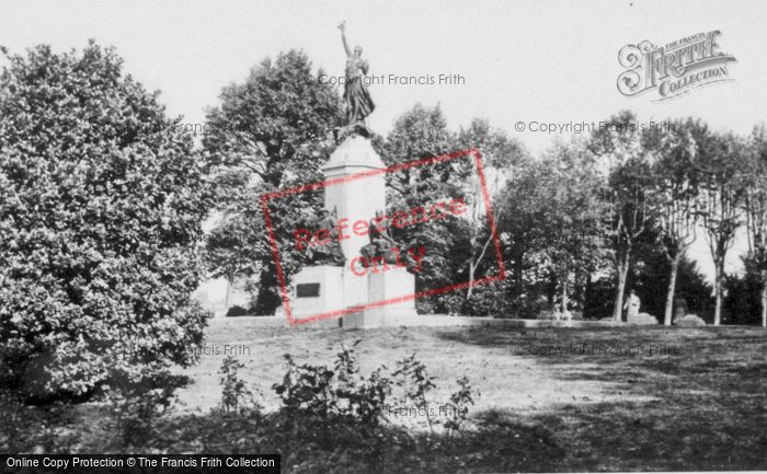 Photo of Exeter, War Memorial c.1955