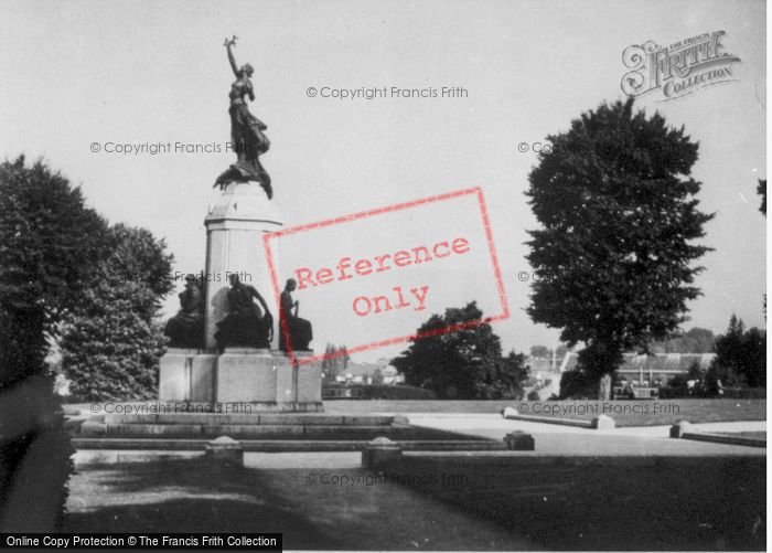 Photo of Exeter, War Memorial, Northernhay c.1950