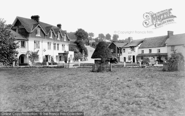 Photo of Exford, Crown Hotel And Village 1940