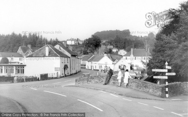 Photo of Exford, The Bridge And Village c.1965