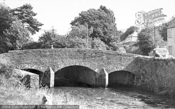 Photo of Exford, The Bridge c.1955