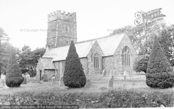 Photo of Exford, The Church c.1955