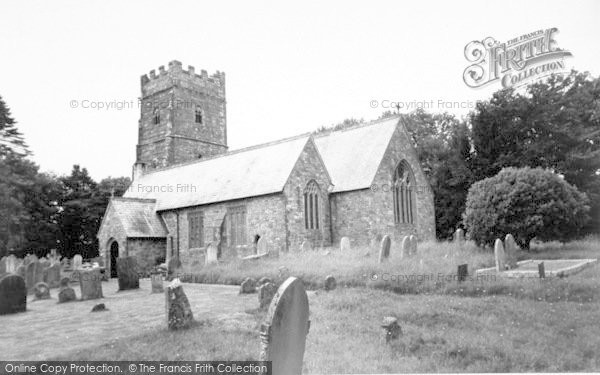 Photo of Exford, The Church c.1955