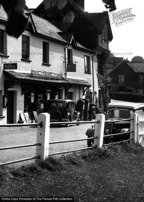 Photo of Exford, The Exmoor Stores c.1955