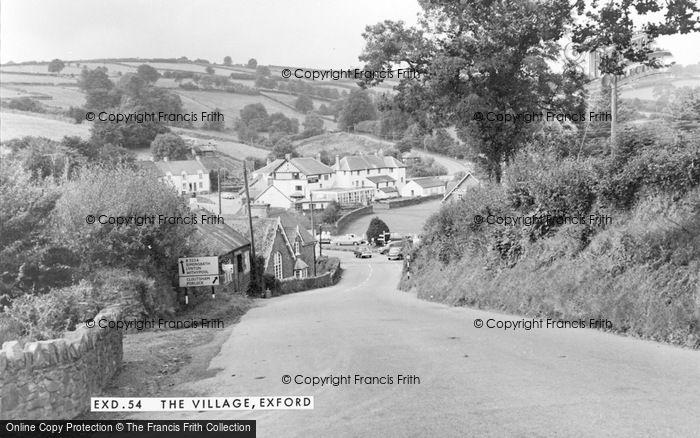 Photo of Exford, The Village c.1960