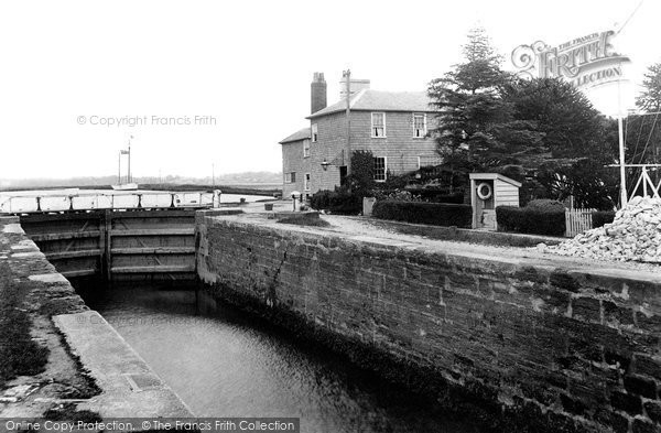 Photo of Exminster, Turf Lock 1906