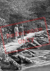 Couple On Tarr Steps 1929, Exmoor