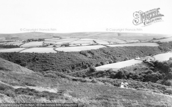 Photo of Exmoor, Dunkery Beacon From Whitestones c.1960