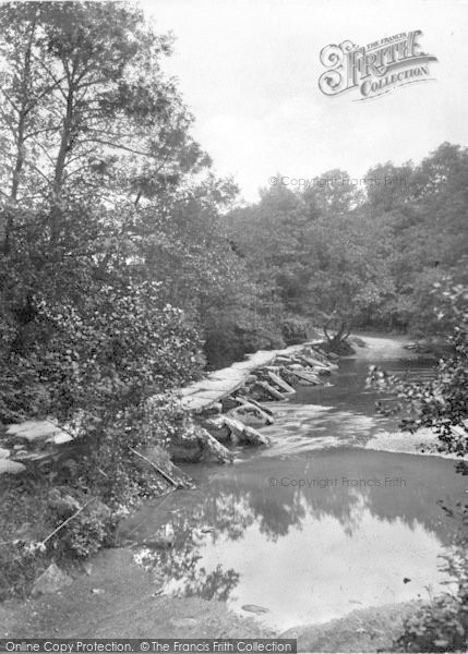 Photo of Exmoor, Tarr Steps 1929