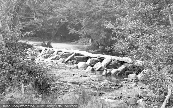 Photo of Exmoor, Tarr Steps c.1955