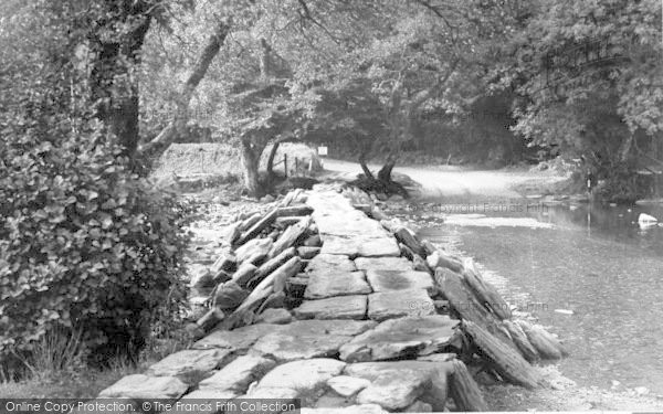 Photo of Exmoor, Tarr Steps c.1955