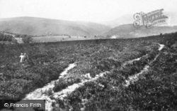 The Horner Valley From Dunkery Beacon c.1925, Exmoor