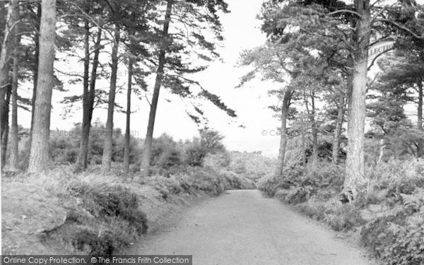 Photo of Exmoor, The Road To Webbers Post c.1955