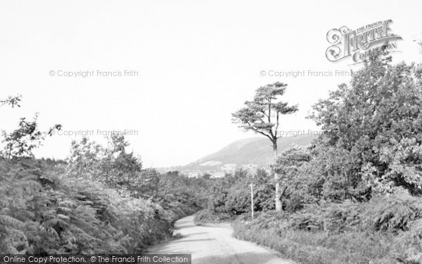 Photo of Exmoor, The Road To Webbers Post c.1955