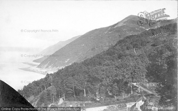 Photo of Exmoor, View From Glenthorne House c.1875