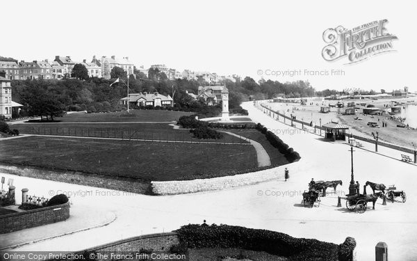 Photo of Exmouth, Beach From Morton Crescent c.1898