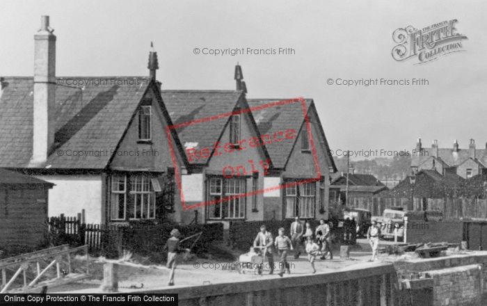 Photo of Exmouth, By The Harbour Entrance c.1950