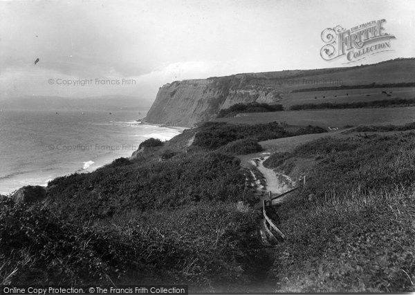 Photo of Exmouth, Cliff Path 1918