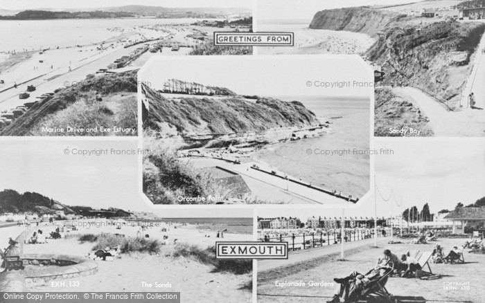 Photo of Exmouth, Composite c.1960