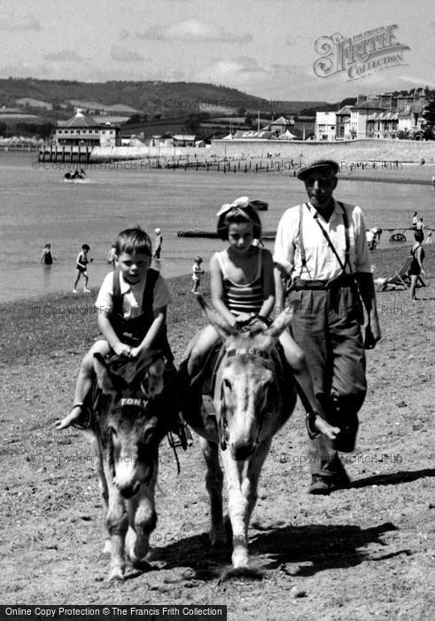 Photo of Exmouth, Donkey Rides c.1960
