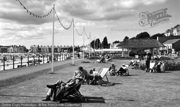 Photo of Exmouth, Esplanade Gardens c.1960