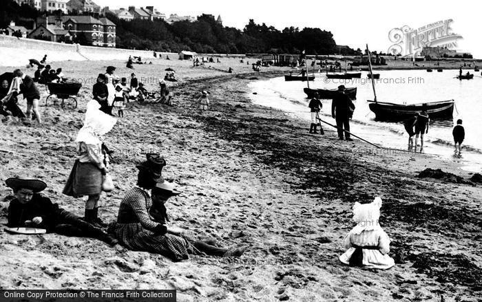 Photo of Exmouth, Family On The Sands 1890