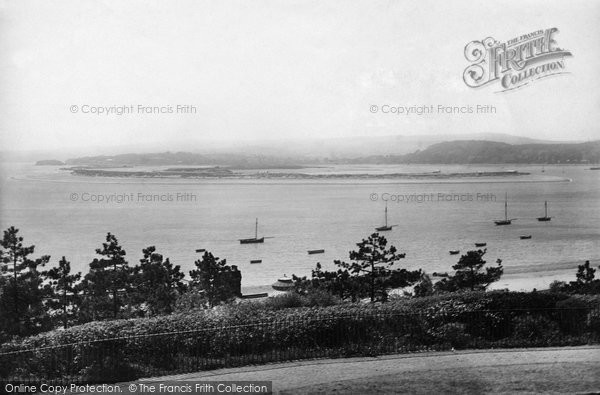 Photo of Exmouth, From Beacon Hotel 1896