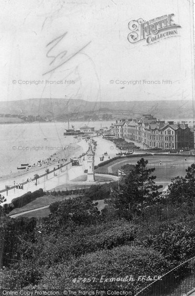 Photo of Exmouth, From The Beacon 1898